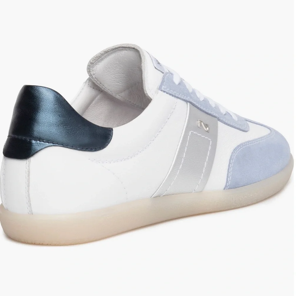 Nero Giardini Mixed Leather Low-Top Sneakers - Picture 2 of 5